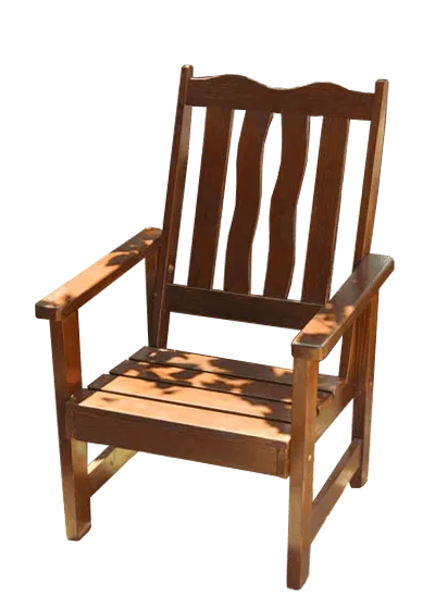 scaun rustic 5 pentru terasa si gradina lemn masiv de brad